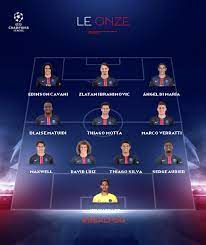 The latest tweets from @psg_inside H 1 La Composition Du Paris Psg Paris Saint Germain Facebook