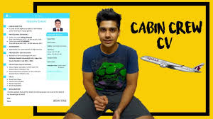 Strong desire to work as a cabin crew position for armand air. Cabin Crew Cv Youtube