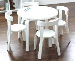 large view round table and chairs kids wooden table toddler table and chairs
