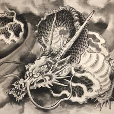 gasen tattoo 龍画 墨彩画 水墨画 襖絵 描きます 御依頼お待ちしております 水墨画 龍 龍 絵 龍 画像