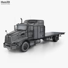 Mod by au44 and stas556. Kenworth T400 Flatbed Truck 2012 3d Model Vehicles On Hum3d