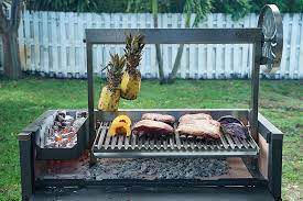 If you're tossing in soaked wood chips for smoke flavor, you need the lid down to contain the smoke. How To Throw A Traditional Argentinian Asado Brought To You By The New Nuke Puma Grill Barbecuebible Com