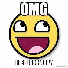 Download transparent meme face png for free on pngkey.com. Super Happy Meme Face Happy Face Meme Super Happy Face Meme Faces