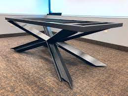Metal Table Base Spider Table Invictus Steelworks Usa Metal Table Metal Dining Table Metal Table Base