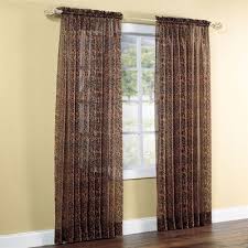 Brylanehome Sheer Leopard Panel By Brylanehome 9 99 Our Leopard And Zebra Voile Rod P Kitchen Window Treatments Rod Pocket Drapes Curtains Window Treatments