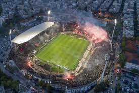 The form of the roof allows all spectators an unobstructed view of the action and intensifies the atmosphere within the bowl during the match. Paok Fc On Twitter Otd 60 Years Ago Toumba Stadium Opened Its Gates For The First Time 60yearstoumba Paokstory