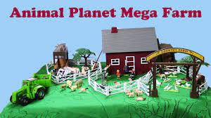 Animal Planet Mega Farm 85 Piece Farm With Barn Animals Tractor And Animal Planet Animals Farm