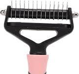 Amazon.com: Pet Grooming Rake Stainless Steel Double Sided ...
