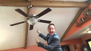 Put the electrical box that's new in the hole and then use screws to tighten the mount. How To Install A Ceiling Fan Youtube