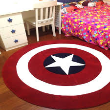 All American Round Rug Superhero Room Marvel Room Marvel Bedroom