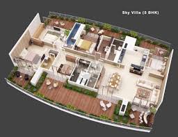 Pin By Irene On Casas 3d House Plans Model House Plan Bedroom House Plans