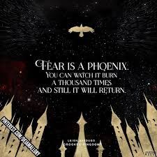 Fear Is A Phoenix Quotes From Crooked Kingdom By Leigh Bardugo Six Of Crows Duology Book Books Quotes Gold Art Gra Six Of Crows Phoenix Quotes Book Quotes