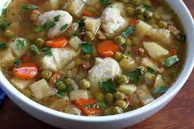 German Pea Soup With Egg Dumplings Erbsensuppe Mit Eierschwammchen Recipe Soup Comfort Soup Recipes Egg Dumplings