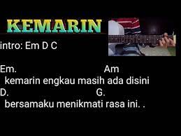 All the different chord shapes are. Seventeen Kemarin Cover Kunci Gitar Kemarin Seventeen Youtube