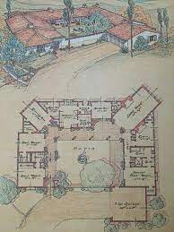 We like them maybe you were too. Cliff May And The California Home Reminds Me Of The Old Mexican Style Home Layout Courtyard House Plans Ranch House Plans Vintage House Plans