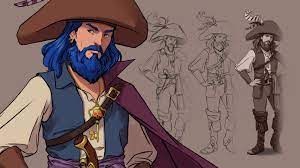 Pirate Character Design by GabrielaBirchal - Make better art | CLIP STUDIO  TIPS