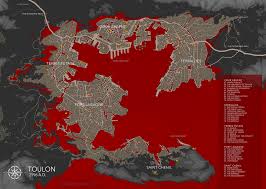 This map show toulon seen by the satellite of google map. Maps Of Degenesis 3 The Map Of Toulon Made By Marko Djurdjevic For His Roleplaying Game Imaginarymaps