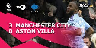 Man city beat villa with silva's controversial late goal. Hasil Pertandingan Manchester City Vs Aston Villa Skor 3 0 Bola Net