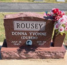 Donna Yvonne Duren Rousey (1945-2017)