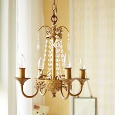 Traditional Candle Hanging Chandelier With Crystal Strand Metal 4 6 Lights Pendant Lighting In Brass Grey White Susuohome Com