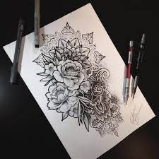 Flowers Tattoo Mandala Mandala Tattoo Tatuaggio Mandala Fiori Flower Tatuaggio Fiori Composizione Arm Tat Tattoos Quarter Sleeve Tattoos Trendy Tattoos