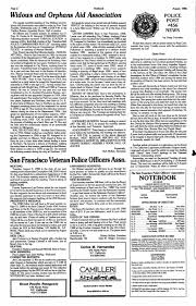 Official Publication Of The San Francisco Police Officers