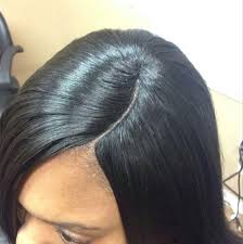 How To Do Invisible Part Sew In Weave Sew In Hair Extensions Sew In Weave Hairstyles Quick Weave Hairstyles