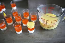 Candy Corn Jello Shots A Beautiful Mess Recipe Candy Corn Jello Shots Drinks Alcohol Recipes Easy Alcohol Recipes