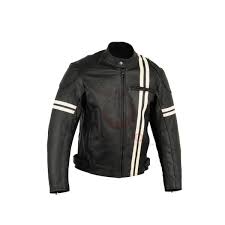 Black And White Striped Leather Jacket Black Rider White Stripped Motorcycle Leather Jacket Leather Jacket Striped Leather Jacket Stylish Jackets