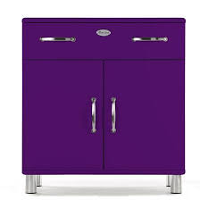 Tenzo Malibu 2 Door 1 Drawer Cupboa Red Purple