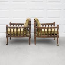 1970s Vintage Spanish Revival Arm Club Chairs By Misovintage 145 00 Spanish Revival Furniture Club Chairs