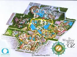 Wizard Of Oz Theme Park Map All Rights Reserved To The Goddard Group Theme Park Map Theme Park Wizard Of Oz