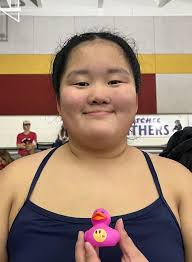 Sage the black lab's first swimming experience