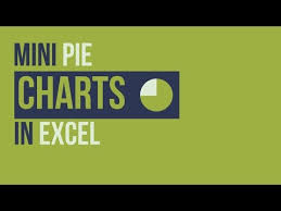 Create A Mini Pie Chart In Excel To Display A Of A Total