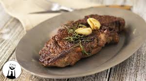 Grilled, baked, fried, or barbecued, cal & gary love meat. Ribeye Steak In The Pan Youtube