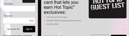 The hot topic guest list credit card account is issued by comenity bank. Hot Topic Credit Card Login Archives Ladder Io