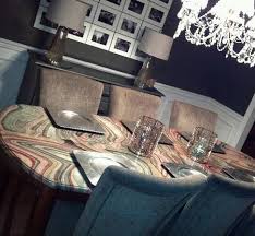 Do amazing dining table makeovers and upgrade the dining tables to match the new dining room decors! Gallery Decoupaged Dining Room Table Living Room Redo Kitchen Table Wood Colorful Kitchen Tables