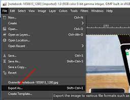 How To Convert An Image To Another Format In Gimp 2 10 Better Tech Tips