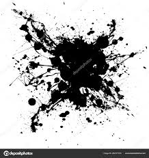 Black And White Drip Effect 