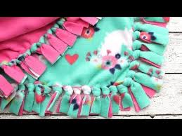 Below are some simple tips which when incorporated while making a homemade embroidered baby blanket can definitely enrich the product as well as the experience of making it. How To Make A Tie Blanket From Fleece Youtube