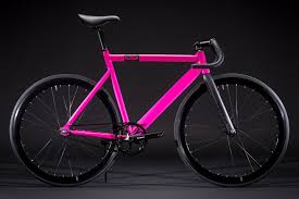 6061 Black Label Hot Pink Fixie Bike Track Bike Pink Bike