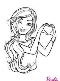 Select from 35970 printable coloring pages of cartoons, animals, nature, bible and many more. Coloriage Barbie Page 1