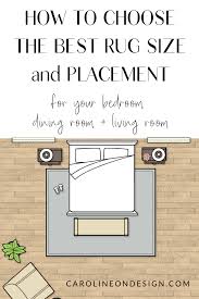 It's the anchor of the space and it creates the mood for the room. How To Choose The Best Rug Size And Placement Caroline On Design