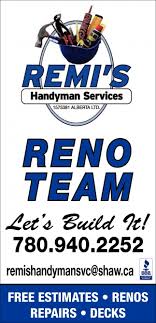 License #20191023022 handyman services for the greater reno, nevada area. Reno Team Remi S Handyman Services Sherwood Park Ab