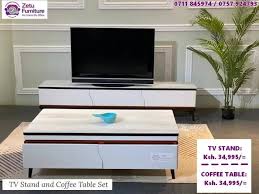 The latest on our store health and safety plans. Zetu Furniture Elegant Tv Stand And Coffee Table Sets