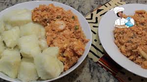 Yam And Egg Sauce L Igname Et Sauce Aux œufs Youtube