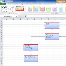 how to draw tree diagram in excel 2019