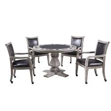 Montecito 48 8 Player Poker Table With Chairs Stylish Chairs Table Furniture