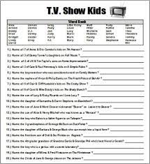 Tv Show Kids Trivia Baby Shower Game Word Document I Made To Print Caleb Michelle S Favorite Chil Kids Baby Shower Games Christmas Baby Shower Baby Facts