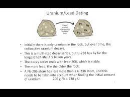 Radiometric dating (or radioactive dating) is any technique used to date organic and also inorganic. Uranium Lead Dating Youtube